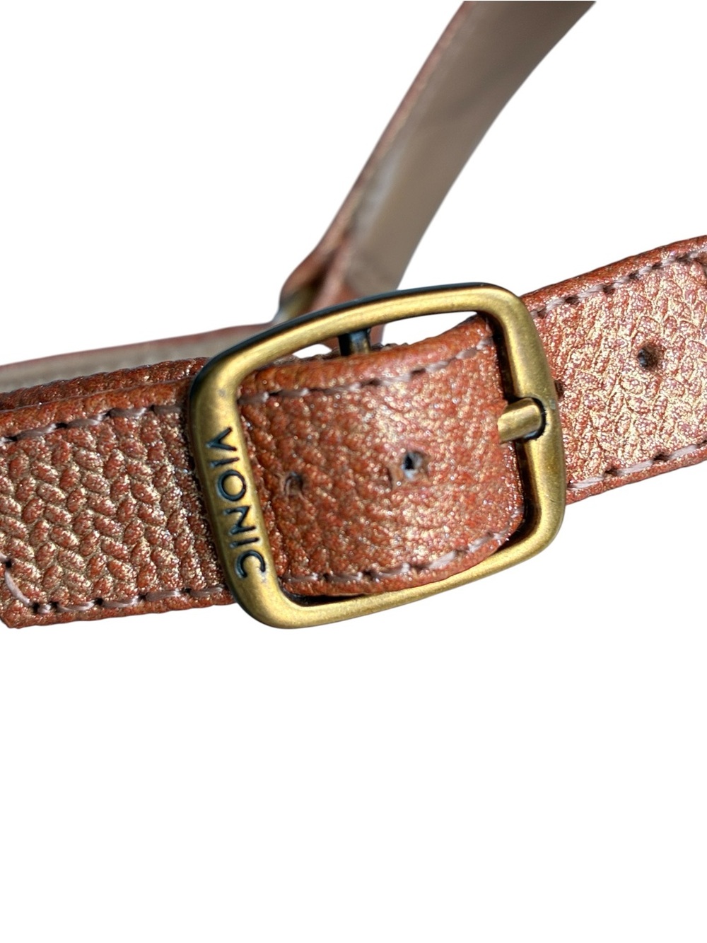 Vionic Kirra Wedge Sandals Copper Metallic Thong Espadrille 8 - Picture 5 of 12
